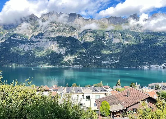 Apartamento Cozy Swiss Fjord Flumserberg Direct Train Zurich Unterterzen