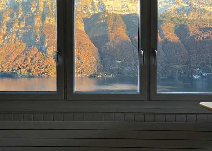 Cozy Swiss Fjord Flumserberg Direct Train Zurich