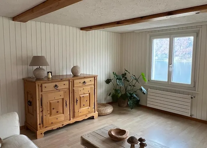 Cozy Swiss Fjord Flumserberg Direct Train Zurich Apartment Unterterzen