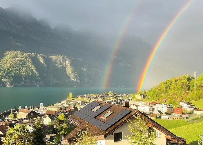 Cozy Swiss Fjord Flumserberg Direct Train Zurich