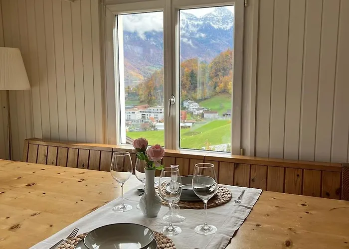 Apartamento Cozy Swiss Fjord Flumserberg Direct Train Zurich Unterterzen